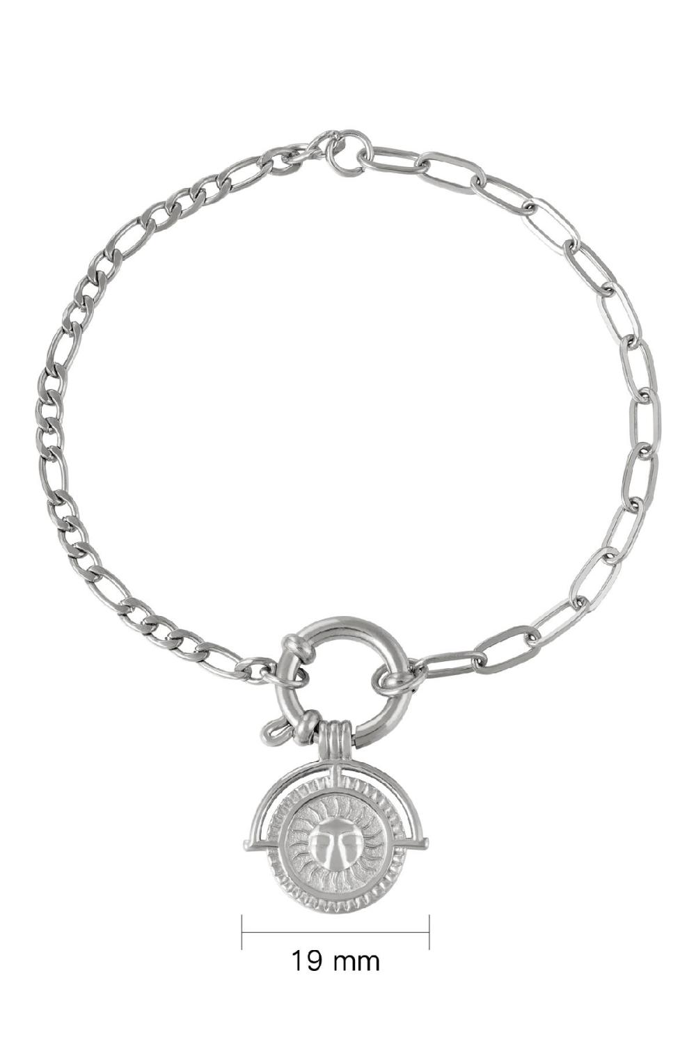 Bracelet Selena Argenté Acier Inoxydable Image3