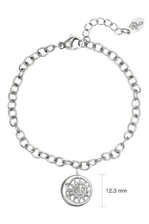 Bracelet Moonlight Chain Argenté Acier Inoxydable h5 Image4