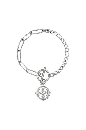 Bracelet Locked Eye Couleur Or Acier Inoxydable h5