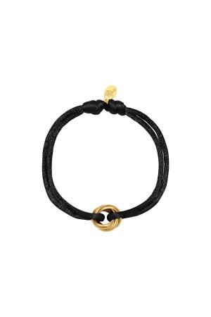 Bracelet En Acier Inoxydable À Nœud Satiné (Pack With Plastic Bag) h5