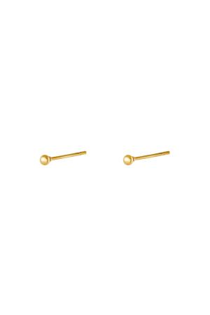 Boucles D'oreilles Tiny Dot Acier Inoxydable h5