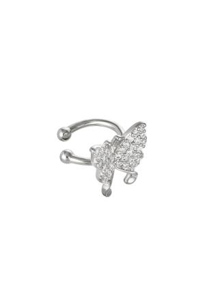 Earcuff Flying Diamonds Argenté Cuivré h5 Image3