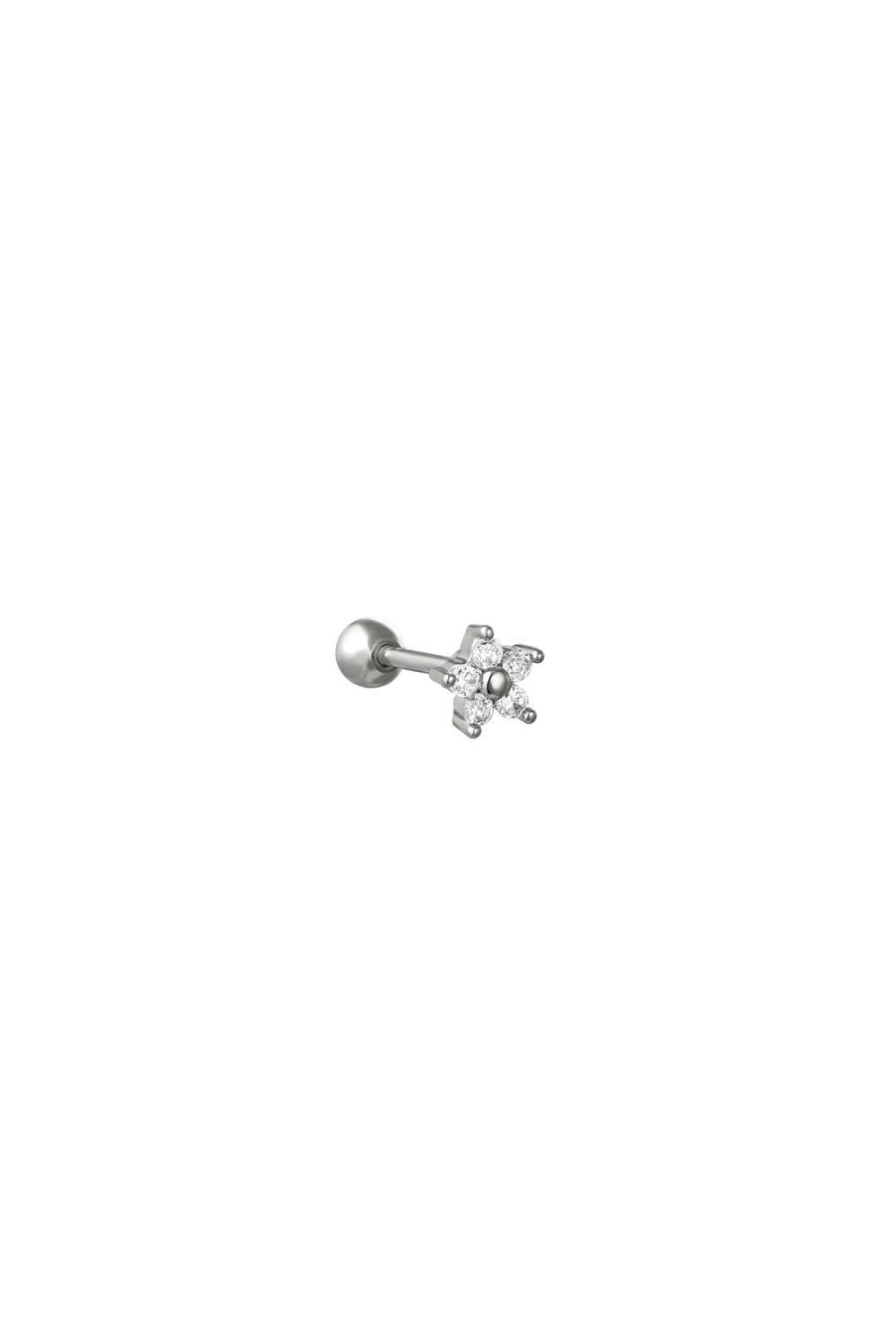 Piercing Tiny Flower Argenté Cuivré