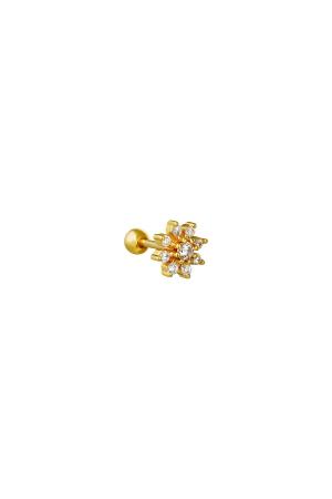 Piercing Flowerish Couleur Or Cuivré h5