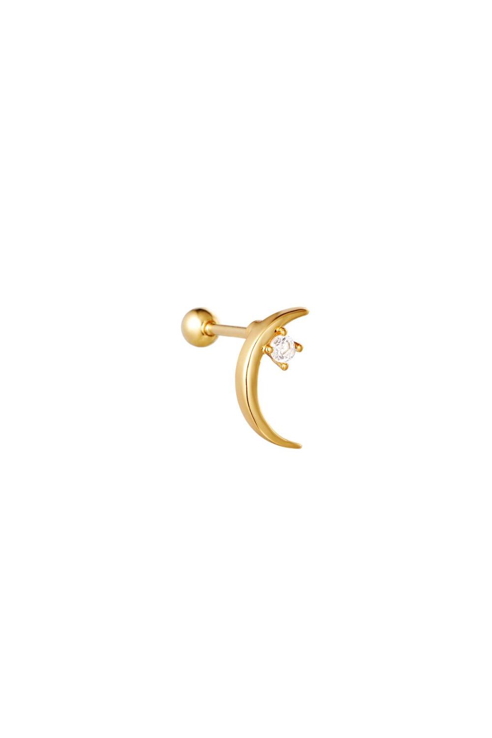 Piercing Sparkling Moon Couleur Or Cuivré 