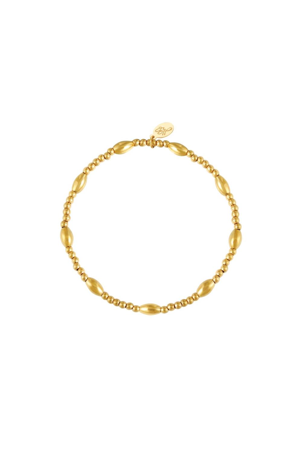Bracelet Shirley Couleur Or Acier Inoxydable 