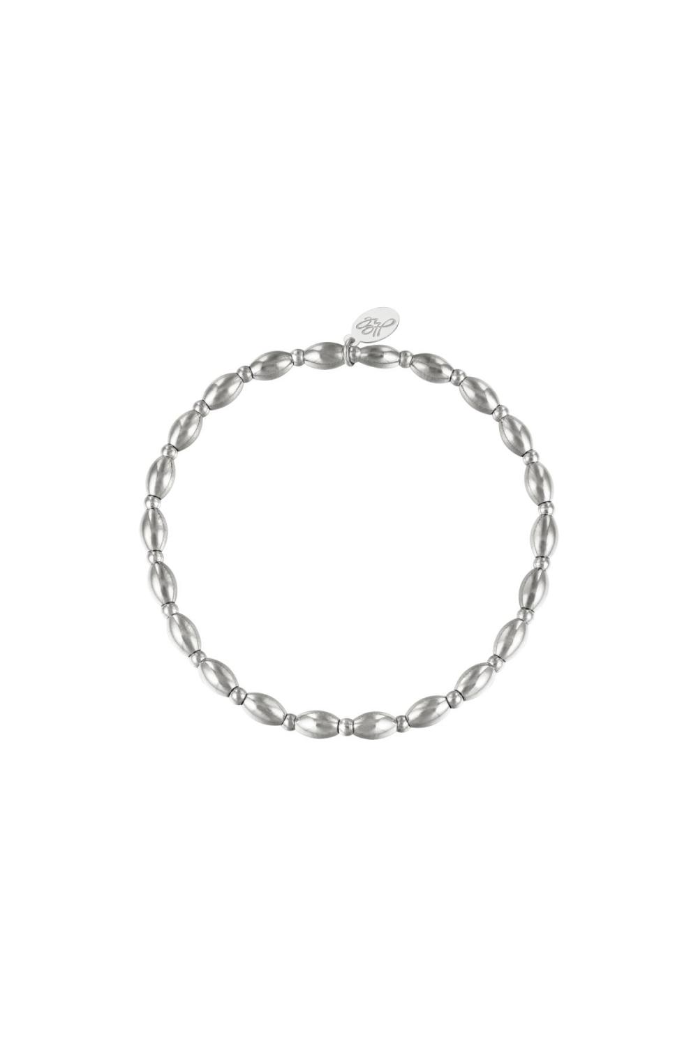 Bracelet Amelia Argenté Acier Inoxydable