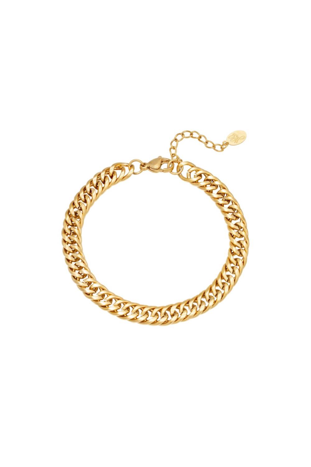 Bracelet Vibes Couleur Or Acier Inoxydable 