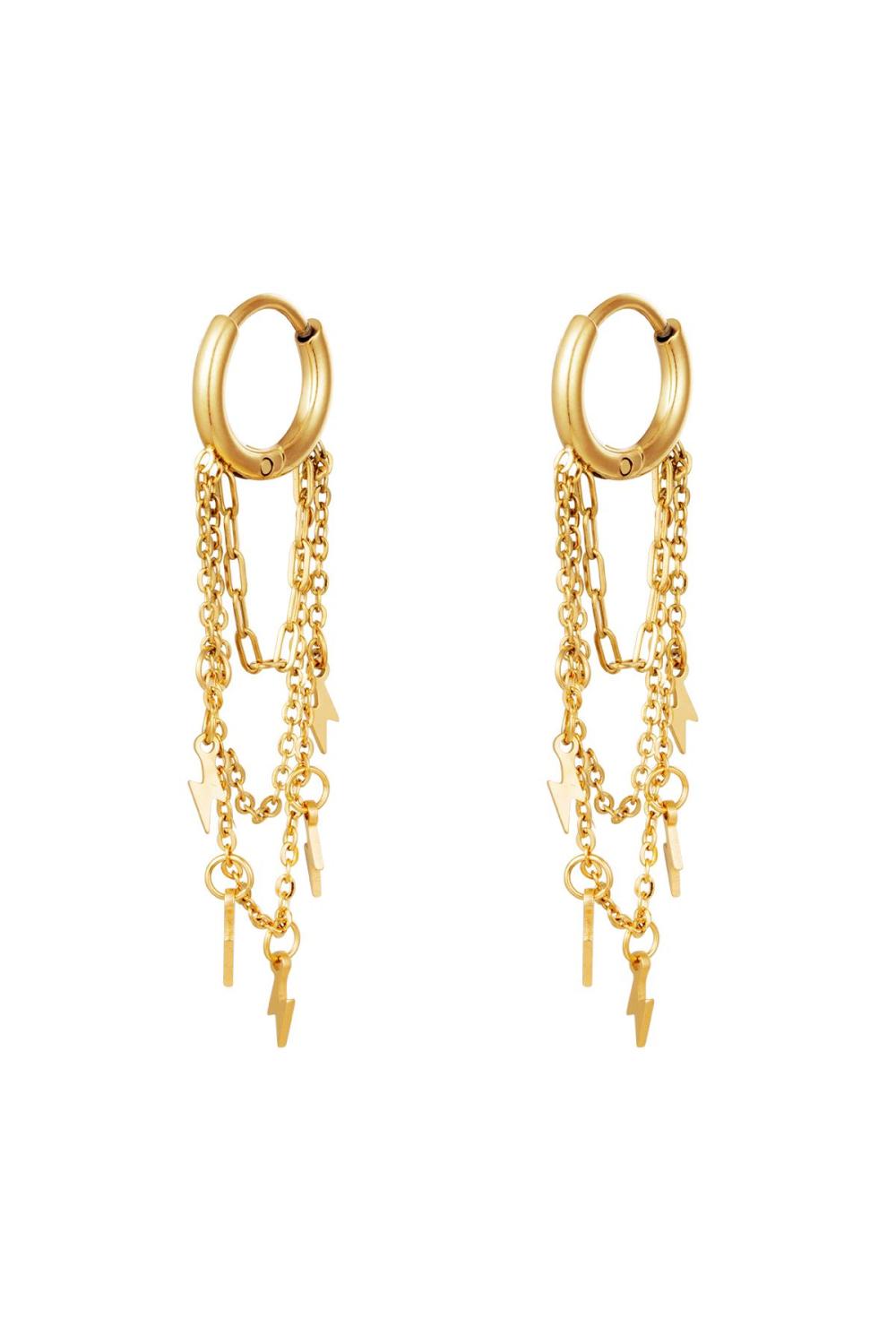 Boucles D'oreilles Thunder Acier Inoxydable 