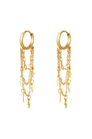 Boucles D'oreilles Thunder Acier Inoxydable h5 