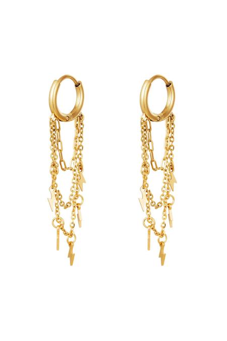 Boucles d'oreilles Thunder Acier inoxydable