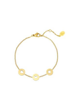 Bracelet Sweet Day Argenté Acier Inoxydable h5 