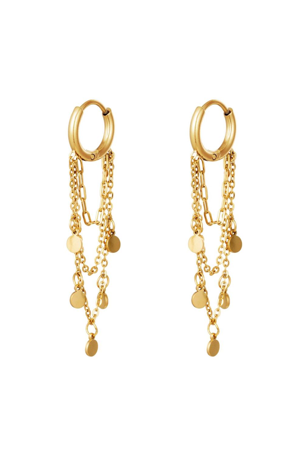 Boucles D'oreilles Garlands Acier Inoxydable 