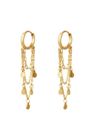 Boucles D'oreilles Garlands Acier Inoxydable h5 