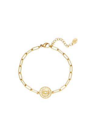 Bracelet Sundial Argenté Acier Inoxydable h5 