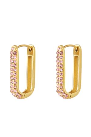 Boucles D'oreilles Shimmer Spark Large Acier Inoxydable h5 Image6