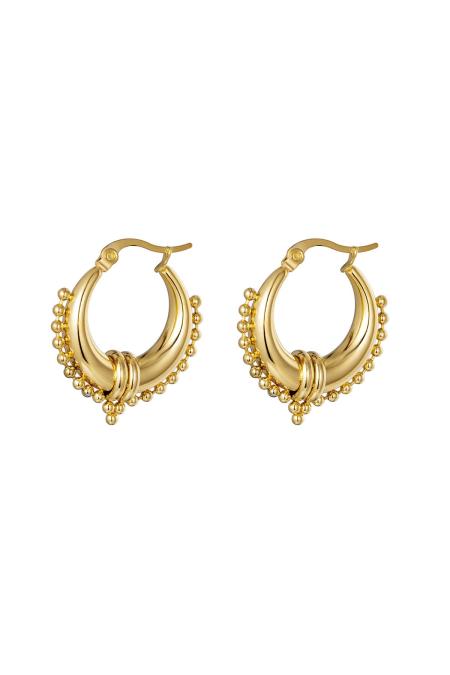 Boucles d'oreilles Saraswati Acier inoxydable