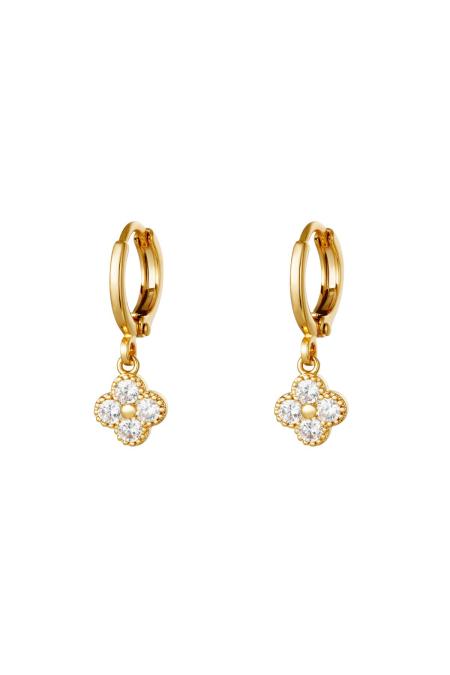 Boucles d'oreilles Clover Cuivré
