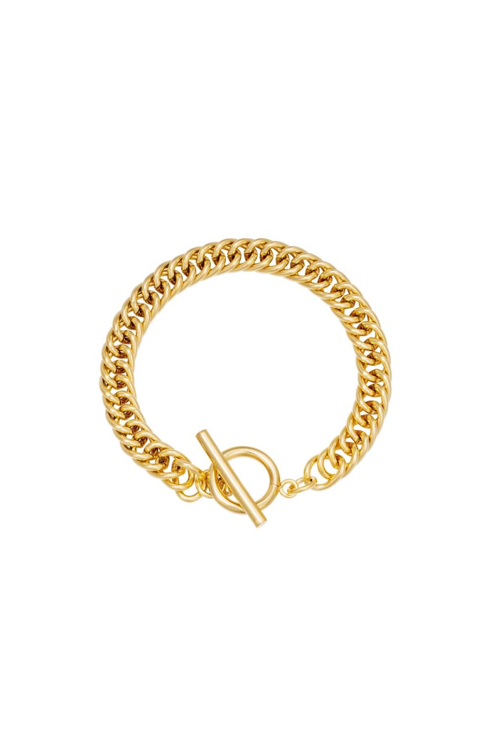 Bracelet Dublin Couleur Or Acier Inoxydable 