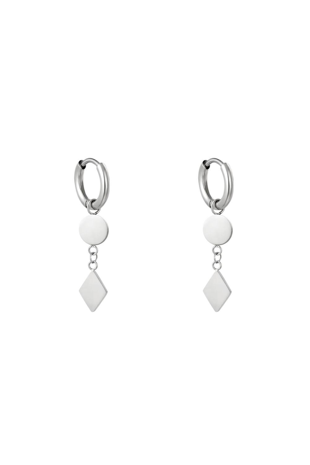 Boucles D'oreilles Geometry Acier Inoxydable 