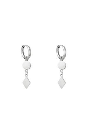 Boucles D'oreilles Geometry Acier Inoxydable h5 