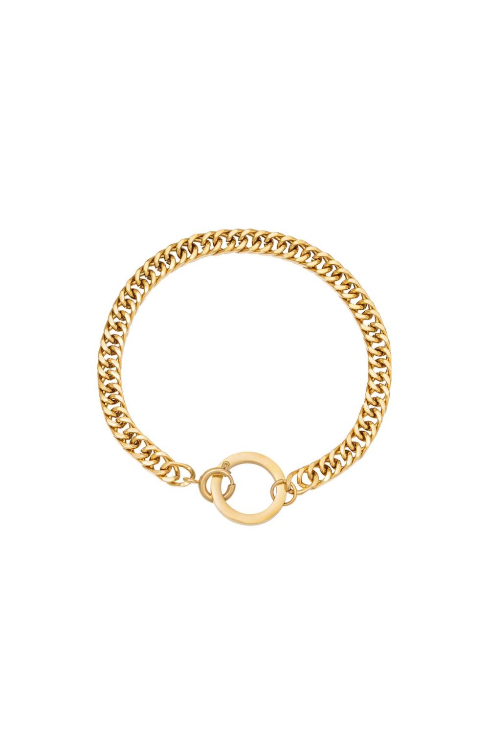 Bracelet Connect Couleur Or Acier Inoxydable 