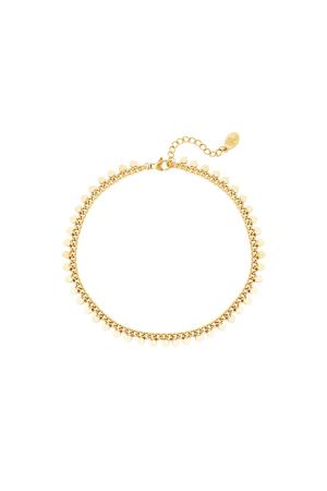 Bracelet Coeurs En Acier Inoxydable Couleur Or h5 
