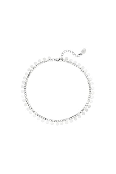 Bracelet en acier inoxydable Cercles Argenté
