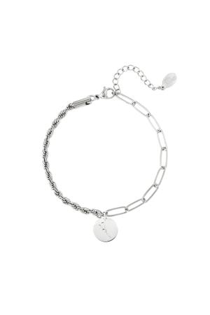 Bracelet Signe Du Zodiaque Taureau Argenté Acier Inoxydable h5 