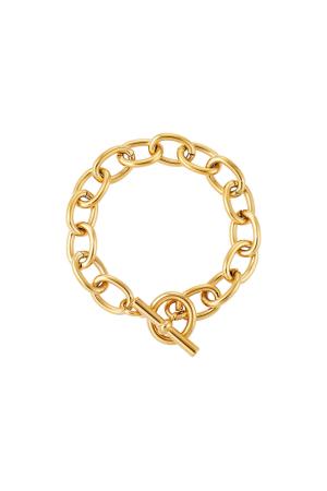Bracelet En Acier Inoxydable Couleur Or h5