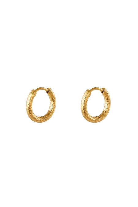 Boucles d'oreilles créoles en acier inoxydable