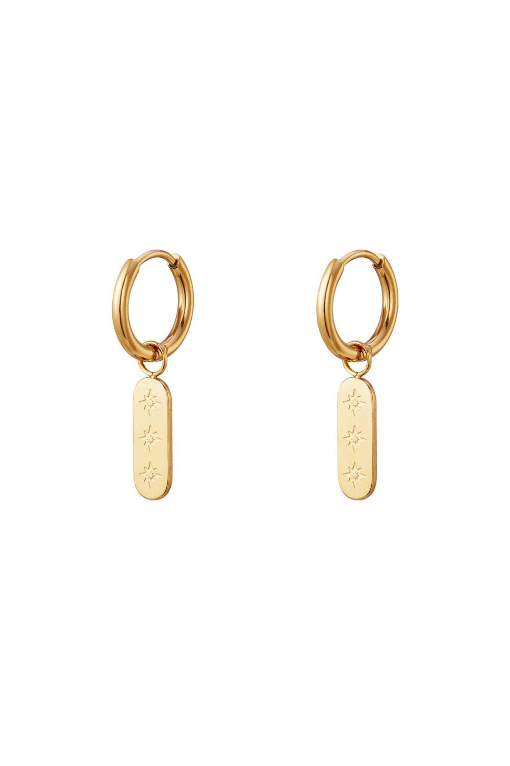 Boucles D'oreilles Soleil En Acier Inoxydable 