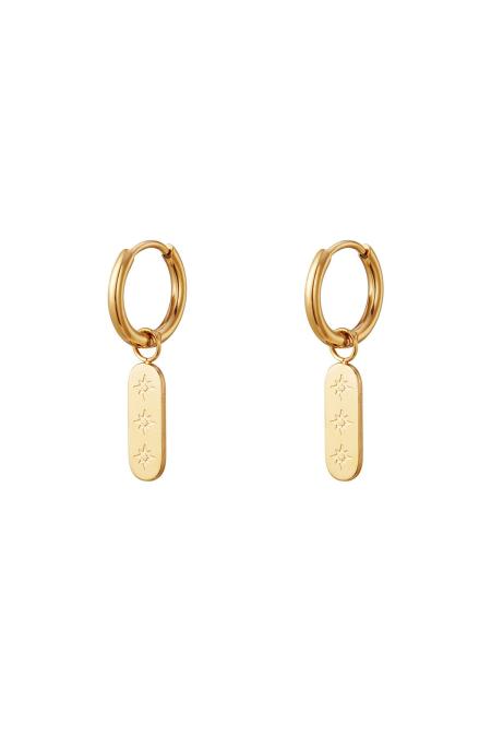 Boucles d'oreilles soleil en acier inoxydable