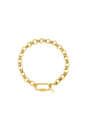 Bracelet En Acier Inoxydable Couleur Or h5 