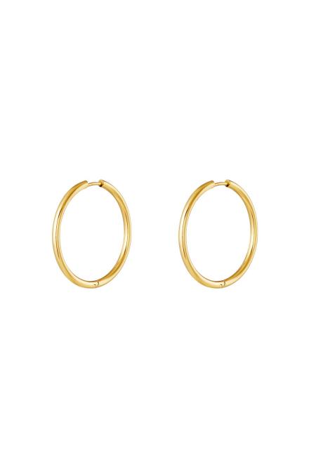 Boucles d'oreilles en acier inoxydable créoles petites