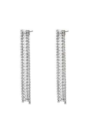 Boucles D'oreilles En Acier Inoxydable Shimmer Argenté h5