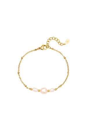 Le Bracelet Brille De Mille Feux Couleur Or Acier Inoxydable h5
