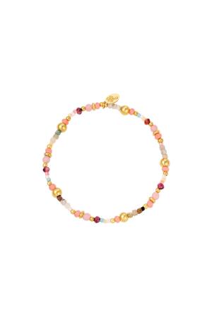 Bracelet Perlé Rose Stone h5 