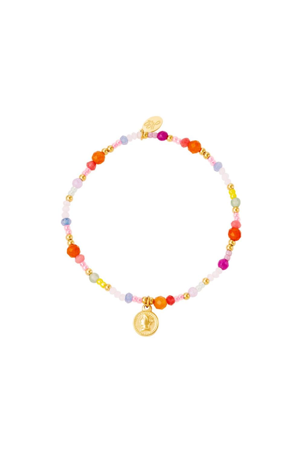 Pièce De Bracelet De Perles De Couleur Multicouleur Stone 