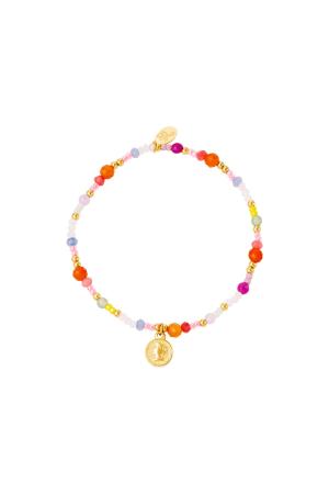 Pièce De Bracelet De Perles De Couleur Multicouleur Stone h5 