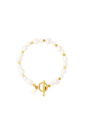 Perles De Bracelet En Acier Inoxydable Couleur Or h5