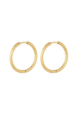Boucles D'oreilles Avec Motif Grand Acier Inoxydable h5