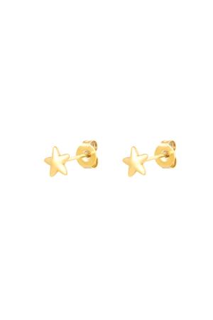Boucles D'oreilles Clou Etoile Acier Inoxydable h5 