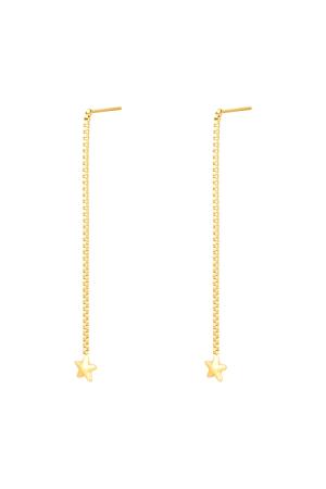Boucles D'oreilles Acier Inoxydable Étoile h5 