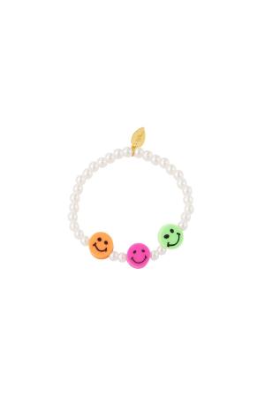 Bracelet Smiley Perle Collection Mère-Fille - Enfant Multicouleur h5