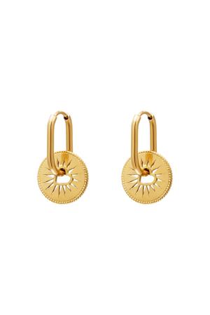 Boucles D'oreilles En Acier Inoxydable Avec Pièce De Coeur h5