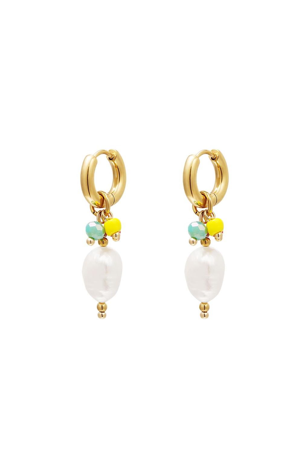 Perle Pendante - Collection #Summergirls Couleur Or Acier Inoxydable
