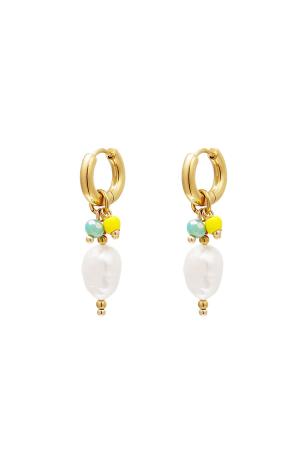 Perle Pendante - Collection #Summergirls Couleur Or Acier Inoxydable h5