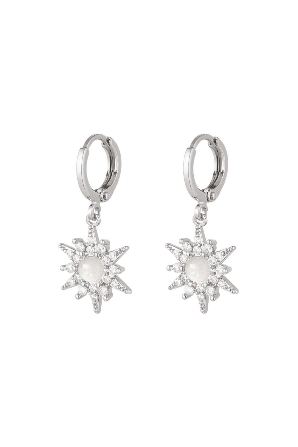 Boucles D'oreilles Étoile - Collection Sparkle Argenté Cuivré 