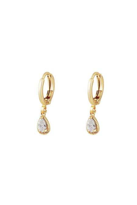 Boucles d'oreilles pendantes - Collection Sparkle Cuivré